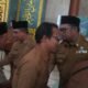 Bupati Kutim Ardiansyah Sulaiman dan Wakil Bupati saat hadiri halal bihalal yang digelar Dinas Pendidikan dan Kebudayaan Kutai Timur.
