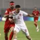 Ragnar Oratmangoen mencetak gol ke gawang Bahrain Pada Kualifikasi Piala Dunia (dok.REUTERS/Hamad I Mohammed)